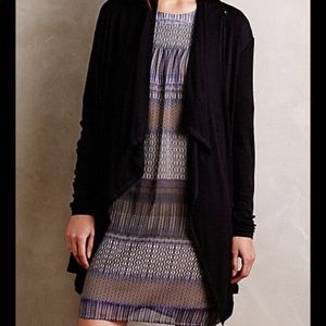 Anthropologie Hutton cardigan - black, xs/s